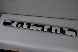 An as new Peradon Halo 3/4 plus Black and white patches cue case