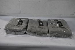 Three Effortless grey lounge sets (2 x M, 1 x L)