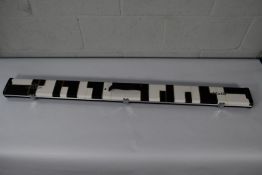 An as new Peradon 3/4 Halo Plus black and white patches cue case