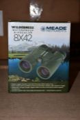 A boxed as new Meade Wilderness 8 x 42 binoculars