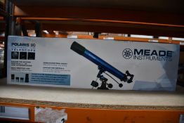 A boxed as new Meade Polaris 80 reflector telescope