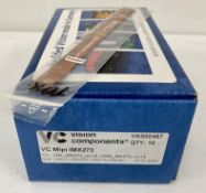 Ten as new Vision Components VC MIPI IMX273 Monochrome Camera Modules (P/N: VK000487) (Box opened).