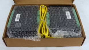 Four Trumeter Ethernet IoT Gateways (Appear as new, sold as seen. 4 x ethernet cables included. No p