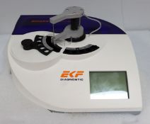 A pre-owned EKF Diagnostics Biosen C-Line Clinic/GP+ Glucose & Lactate Analyzer (Powers on but not f