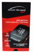A boxed as new Shot Scope V2 GPS Smart Golf Watch (Box sealed) (EAN: 5060475050011).