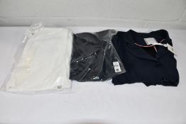 Three items of Tommy Hilfiger equestrian clothing (Various sizes).