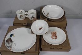 An as new Royal Worcester - Wrendale Designs 20-Piece Tableware Set.