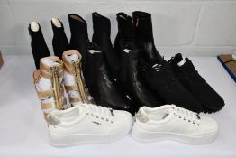Seven Pairs of Assorted Carvela Shoes/Boots, No Boxes, Good-New Condition