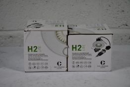 Sixty boxed as new Collingwood Haler H2 Lite T Fire-Rated LED Downlights (230V).