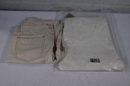 Two pairs of A.P.C jeans (Size 30).