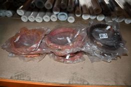 Ten rolls of 1kg Ibuki Copper Wire for Bonsai and five rolls of aluminium wire, wire size unknown