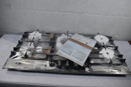 A Bosch PCR9A5B90 Integrated Gas Hob (viewing recommended, item has some minor damage and may be inc