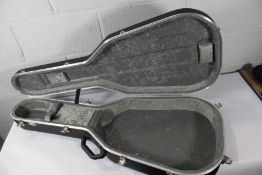 An as new Hiscox CL-B/S Standard Classical Guitar Case - Black/Silver.