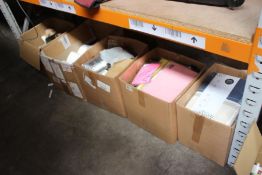 Five boxes of Assorted Miscellaneous Items to include coffee, an inflatable flamingo and others