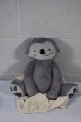 An as new Eco friendly soft 4lb custom weighted plush animal toy for Autism and anxiety
