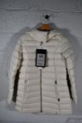 A Woolwich puffer coat (Size L).