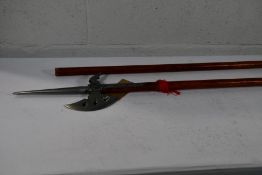 A Denix Replica 11th Century German Halberd.