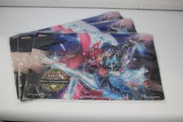 Three Yu-Gi-Oh Evil Twins Kiskil and Lil-la Official Tournament Store Playmats