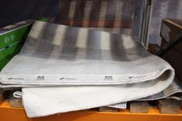 A pre-owned Rugvista Tribeca Ivory White Rug, Size 240 x 340cm