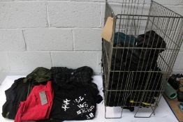 A basket containing women's assorted as new ELLi clothing (Approximately 25 items, samples).