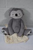 An as new Eco friendly soft 4lb custom weighted plush animal for Autism and anxiety