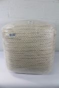 An as new Handmade Wool Pouf Rocco Cream (45 x 45 x 45cm approximately).