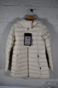 A Woolwich puffer coat (Size M).