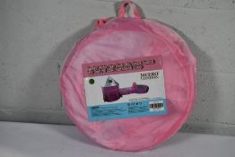 Eight children's pop-up 3-in-1 play tents, house, tunnel and baby kids ball pit pool indoor/outdoor.