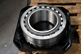 A SKF Spherical Roller Bearing with Tapered Bore and Relubrication Feature (REF: 24138 CCK30/C2LW33V