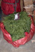 A Balsam Hill Silverado Slim 9' Easy Plug Colour LED Light Christmas Tree