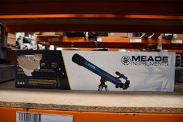 A boxed as new Meade Infinity 50 reflector telescope