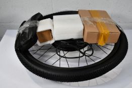 Two E-Bike Conversion Kits (Rear Wheel and Front Wheel/Rear Wheel).