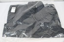 A men's as new Haglofs Spire Mimic Vest in True Black (Size L).