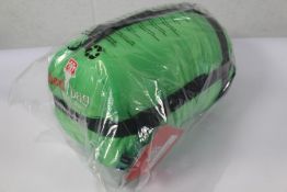 An as new Grüezi Biopod Wolle Kids World Traveller Sleeping Bag (6100).