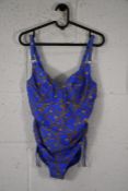 A women's as new Prima Donna electric blue Olbia swim suit (Size UK 36)