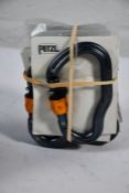 Six as new Petzl Vertigo Wire Lock Carabiners - M40A WLU.