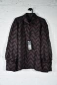 An as new Luisa Cerano Herringbone Shirt, Size 42 228266/2440 7910