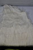 An as new Womance Alba white short fringe halter neck dress (Size unknown but looks approximately U