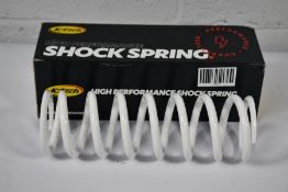 An as new boxed K - Tech high performance RCU shock spring 36N 2601g WP 50mm White Ral 9016