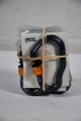 Six as new Petzl Vertigo Wire Lock Carabiners - M40A WLU.