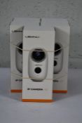 Five boxed as new Lemnoi IP cameras A3 wireless, night vision, motion sensor, indoor/outdoor usage,