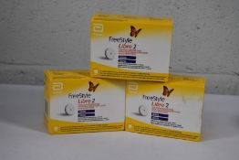 Four Abbott Freestyle Libre Sensor 2 Glucose monitoring sensors.