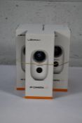 Five boxed as new Lemnoi IP cameras A3 wireless, night vision, motion sensor, indoor/outdoor usage,