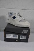 A pair of boxed New Balance 550 Moyen Medium trainers (Size UK 8.5)