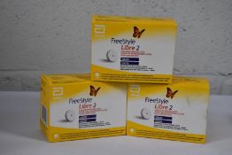 Four Abbott Freestyle Libre Sensor 2 Glucose monitoring sensors.