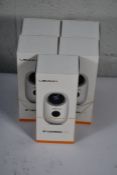 Five boxed as new Lemnoi IP cameras A3 wireless, night vision, motion sensor, indoor/outdoor usage,