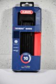 An Abus Bordo 6000 security level 10 lock 90cm.