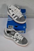 A Pair of as new Adidas Campus 00s J Originals in Grey, Size UK 4