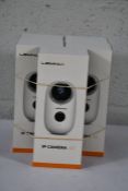 Five boxed as new Lemnoi IP cameras A3 wireless, night vision, motion sensor, indoor/outdoor usage,