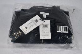 A men's as new REISS Flintoff Quilted Hybrid Jacket in navy (L)